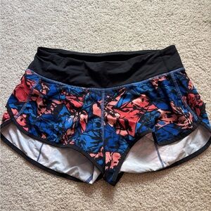 Black and Blue lululemon Women's Shorts